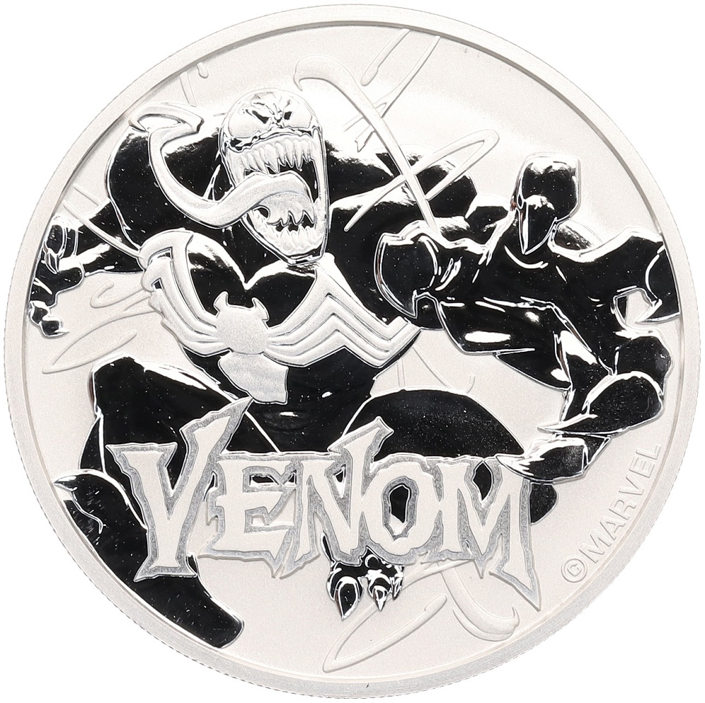 1 доллар 2020 года Тувалу «Комиксы Marvel — Веном» — Фото №1