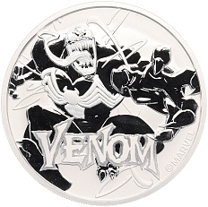 1 доллар 2020 года Тувалу «Комиксы Marvel — Веном» — Фото №1