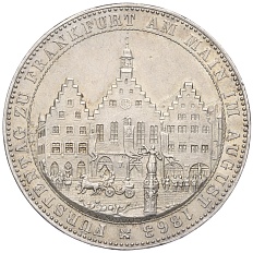 1 талер 1863 года Франкфурт «Собрание князей» — Фото №1