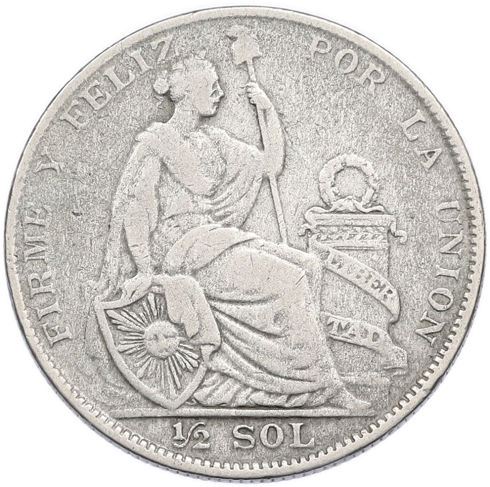 1/2 соля 1928 года Перу — Фото №2