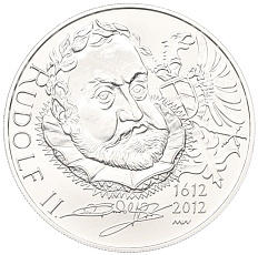 200 крон 2012 года Чехия «400 лет со дня смерти Рудольфа II» — Фото №1