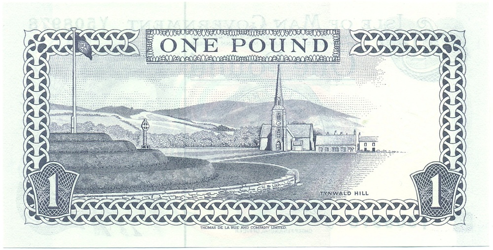 1 фунт 1991 года Остров Мэн — Фото №2