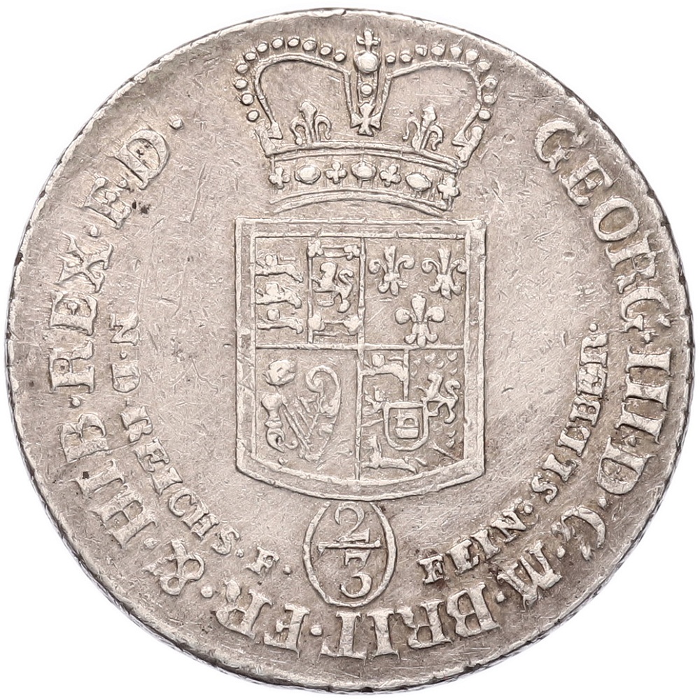 24 мариенгроша (2/3 талера) 1790 года Брауншвейг-Люнебург — Фото №2