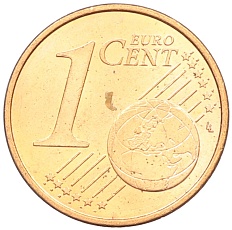 1 евроцент 2001 года Монако — Фото №2