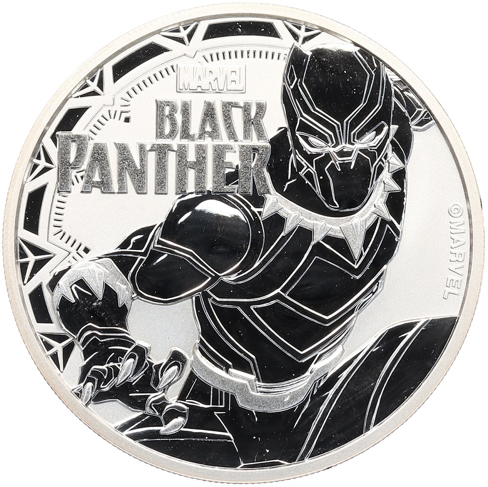 1 доллар 2018 года Тувалу «Комиксы Marvel — Черная пантера» — Фото №1