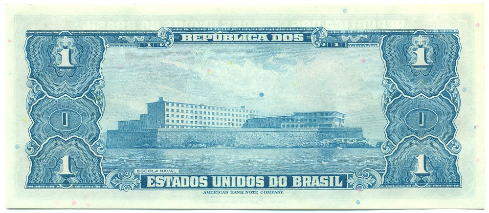 1 крузейро 1944 года Бразилия — Фото №2