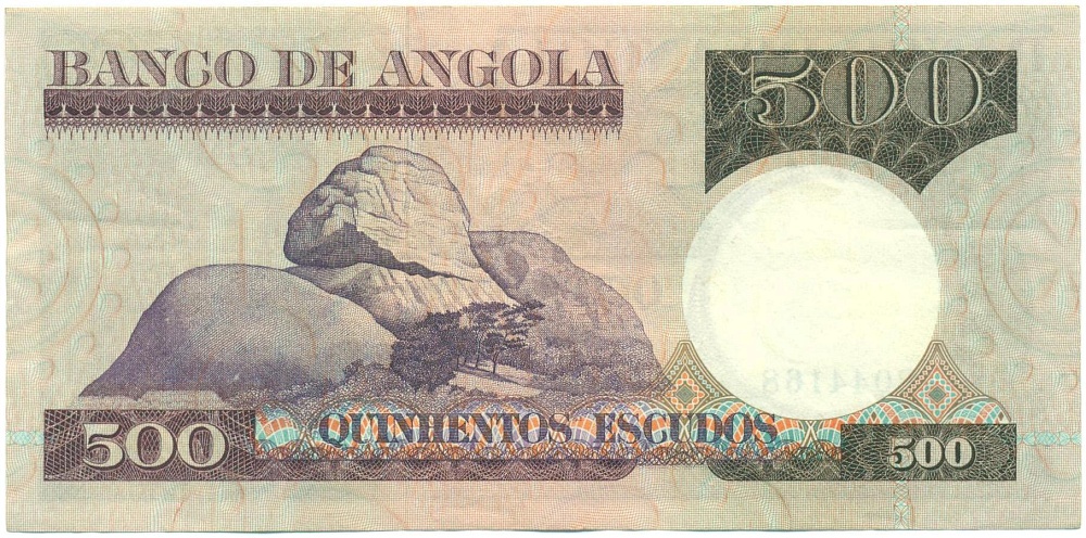 500 эскудо 1973 года Ангола — Фото №2