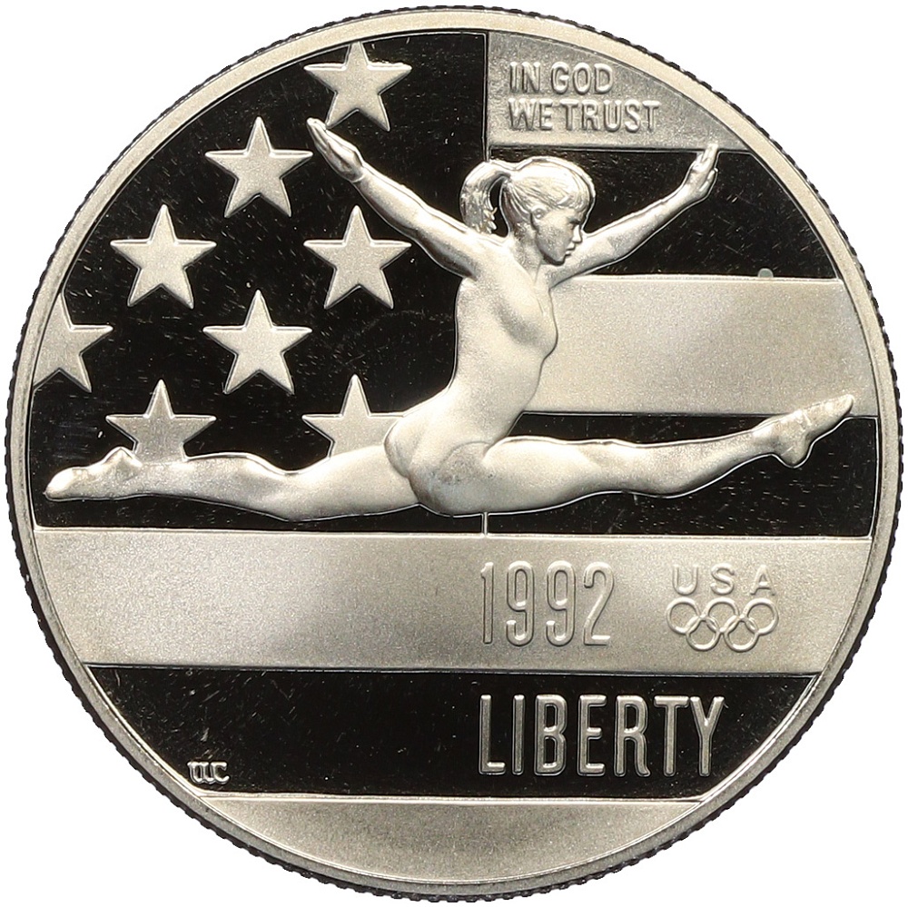 1/2 доллара (50 центов) 1992 года S США «XXV летние Олимпийские Игры 1992 в Барселоне» — Фото №1
