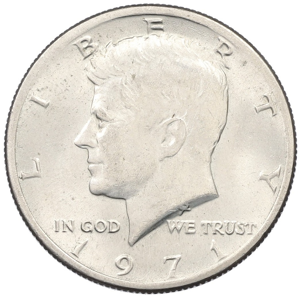 1/2 доллара (50 центов) 1971 года США — Фото №1