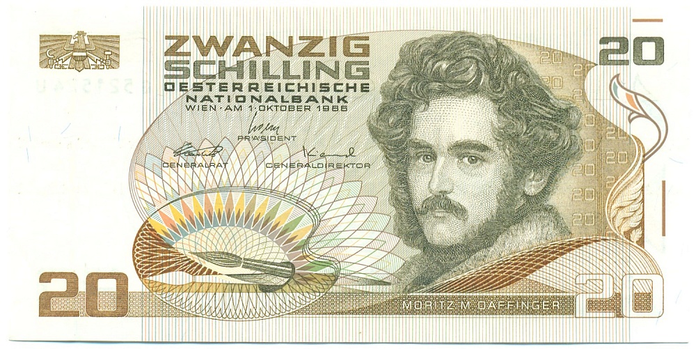 20 шиллингов 1986 года Австрия — Фото №1