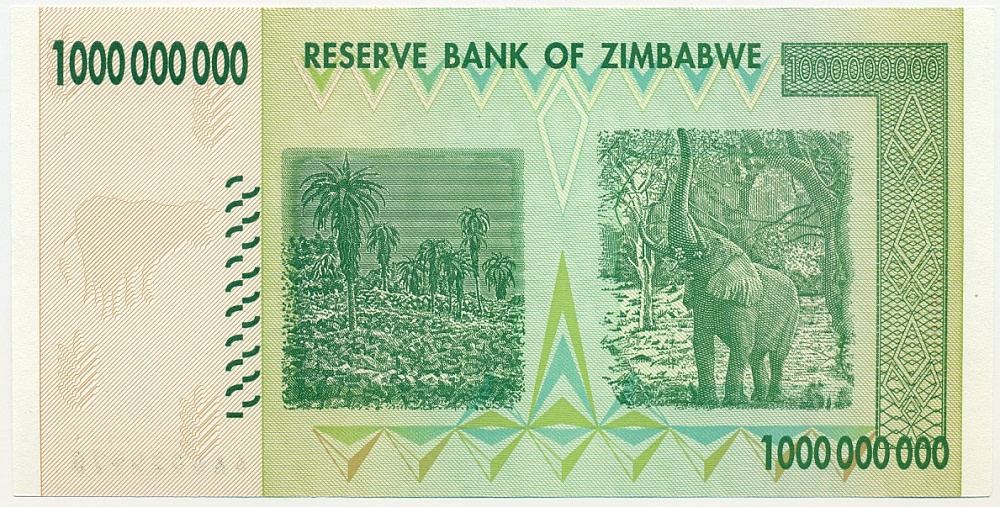 1 миллиард долларов 2008 года Зимбабве — Фото №2