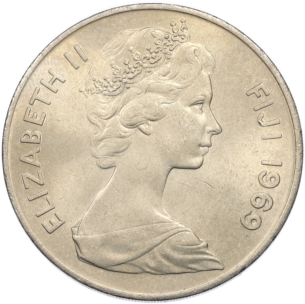 1 доллар 1969 года Фиджи — Фото №2