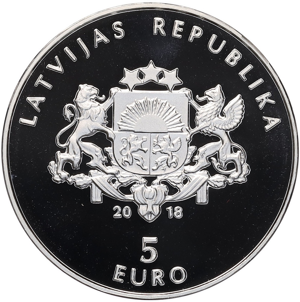 5 евро 2018 года Латвия «Моя Латвия» — Фото №2