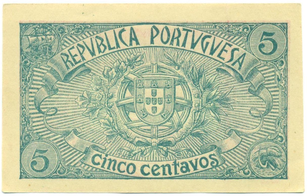 5 сентаво 1918 года Португалия — Фото №2