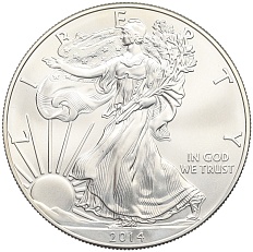 1 доллар 2014 года США «Шагающая Свобода» — Фото №1