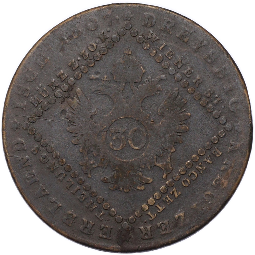 30 крейцеров 1807 года A Австрия — Фото №1