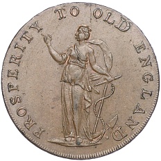 Токен 1/2 пенни 1790-1795 года Великобритания (Хэмпшир — Эмсворт) — Фото №2