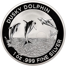 1 доллар 2022 года Австралия «Темный дельфин» — Фото №1