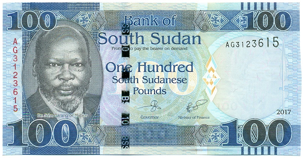 100 фунтов 2017 года Южный Судан — Фото №1