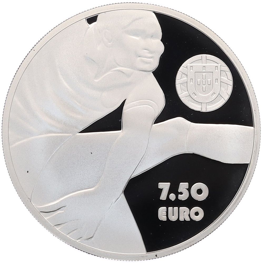 7.5 евро 2016 года Португалия «Эйсебио» — Фото №2