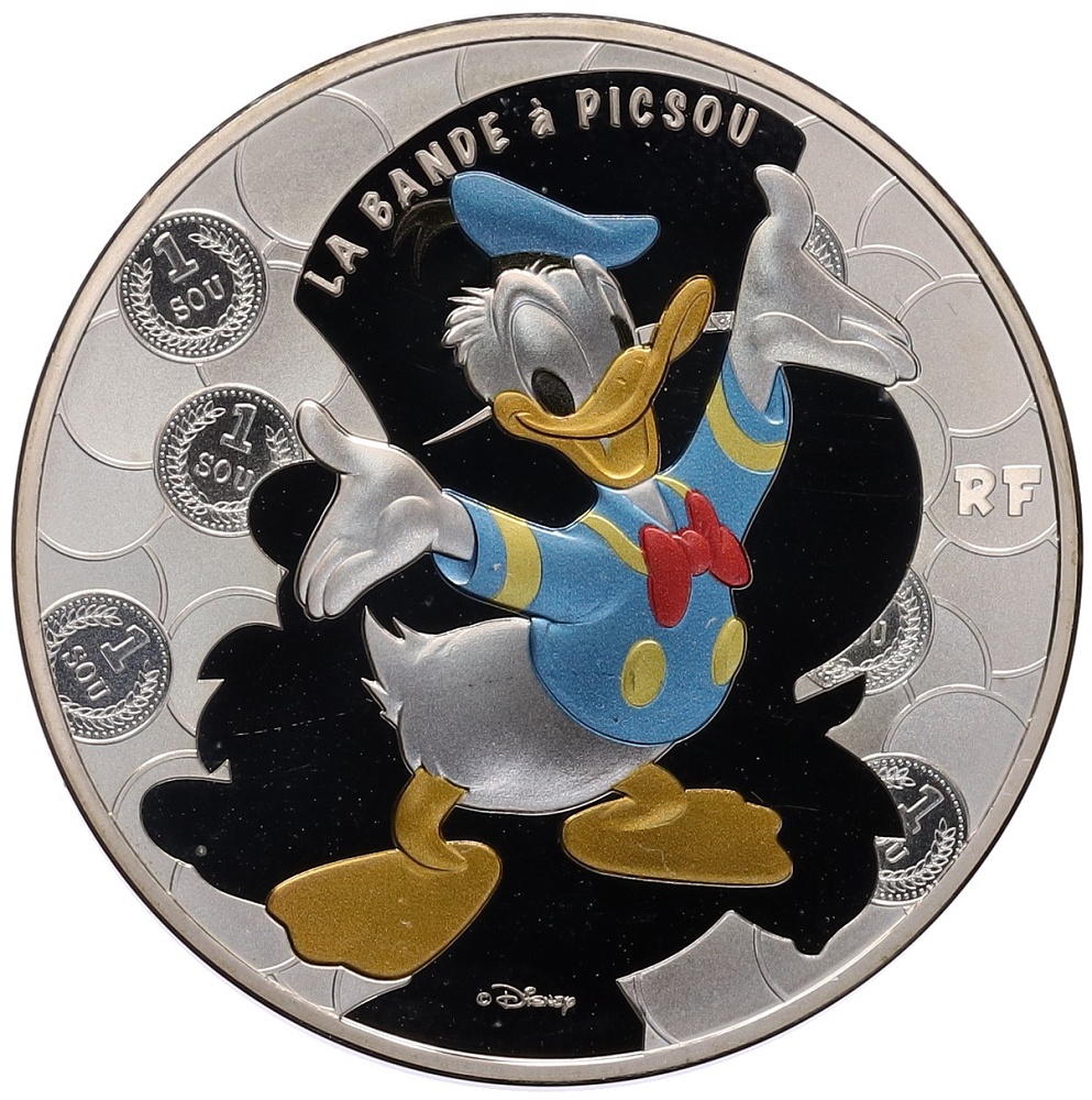 10 евро 2017 года Франция «Утиные истории» — Фото №1