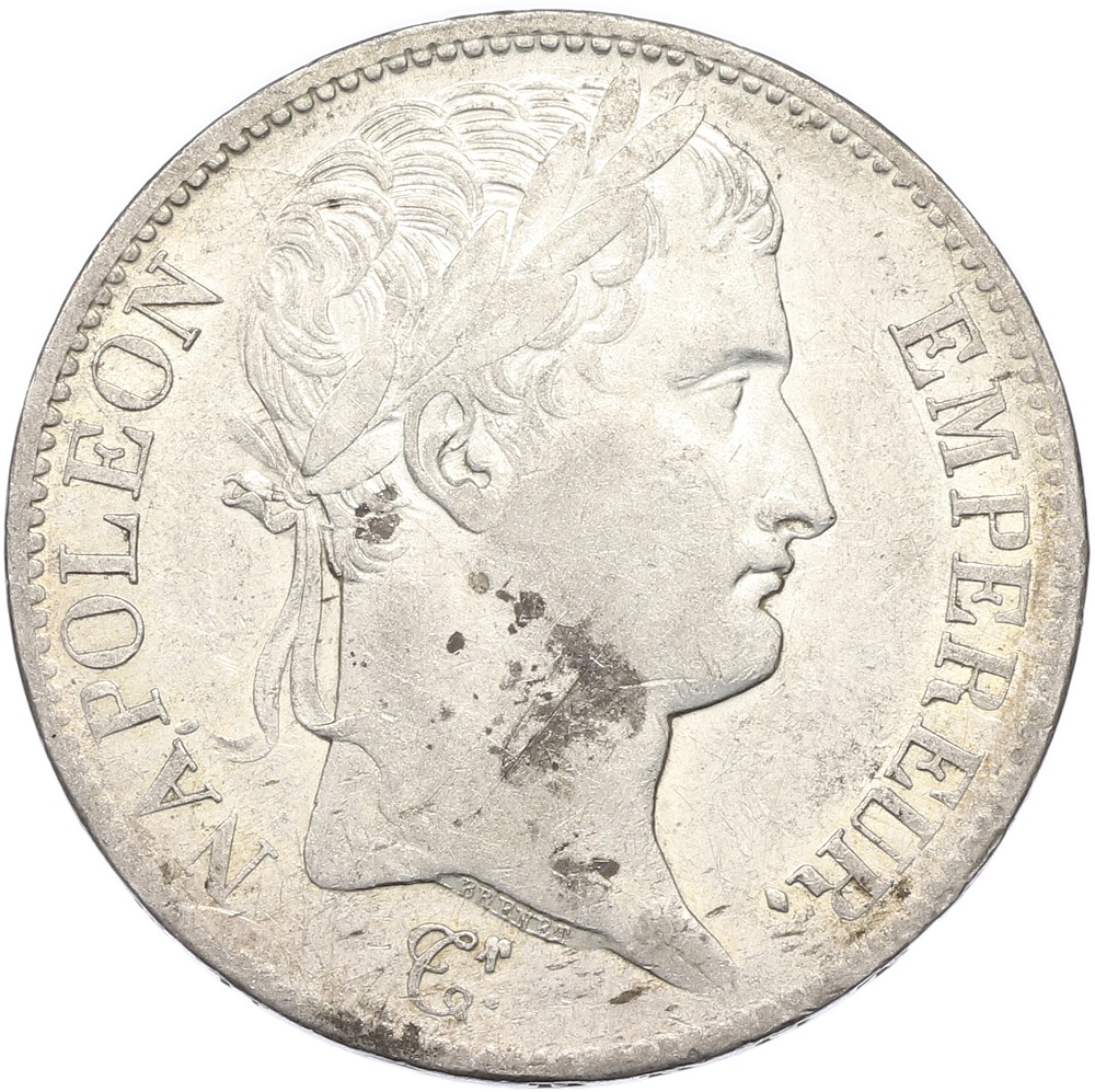 5 франков 1810 года A Франция (Наполеон I) — Фото №2