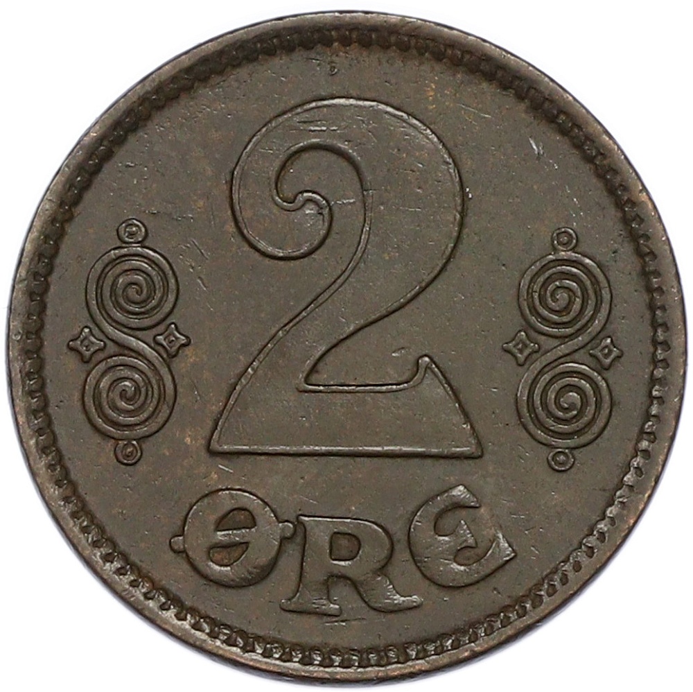 2 эре 1920 года Дания — Фото №2