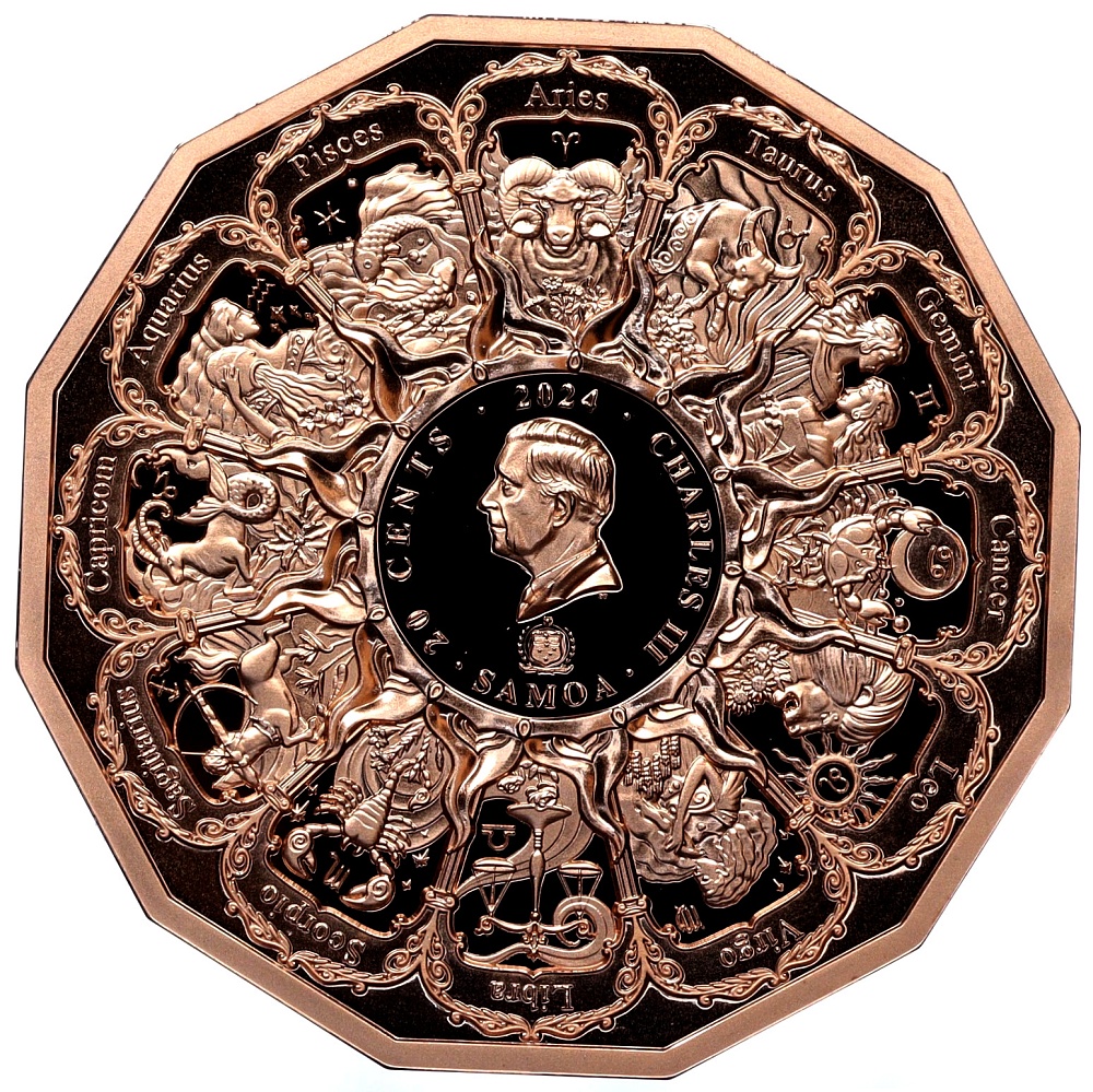 20 центов 2024 года Самоа «Архангелы — Архангел Чамуэль» — Фото №2