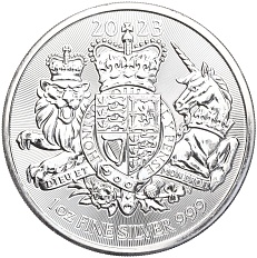 2 фунта 2023 года Великобритания (Карл III) «Королевский герб» — Фото №1