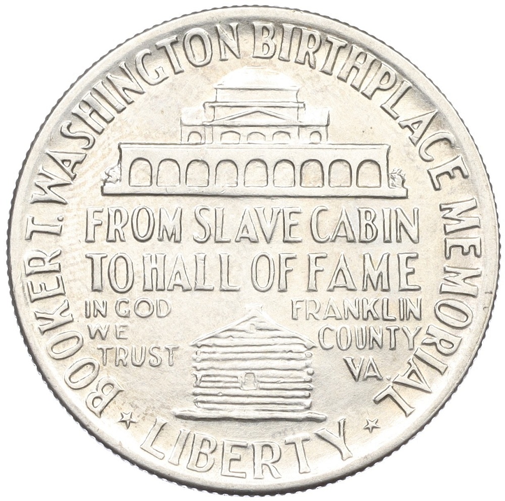 1/2 доллара (50 центов) 1946 года США «Букер Талиафер Вашингтон» — Фото №2