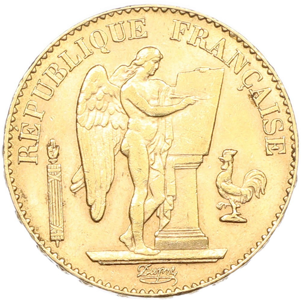 20 франков 1897 года Франция — Фото №2