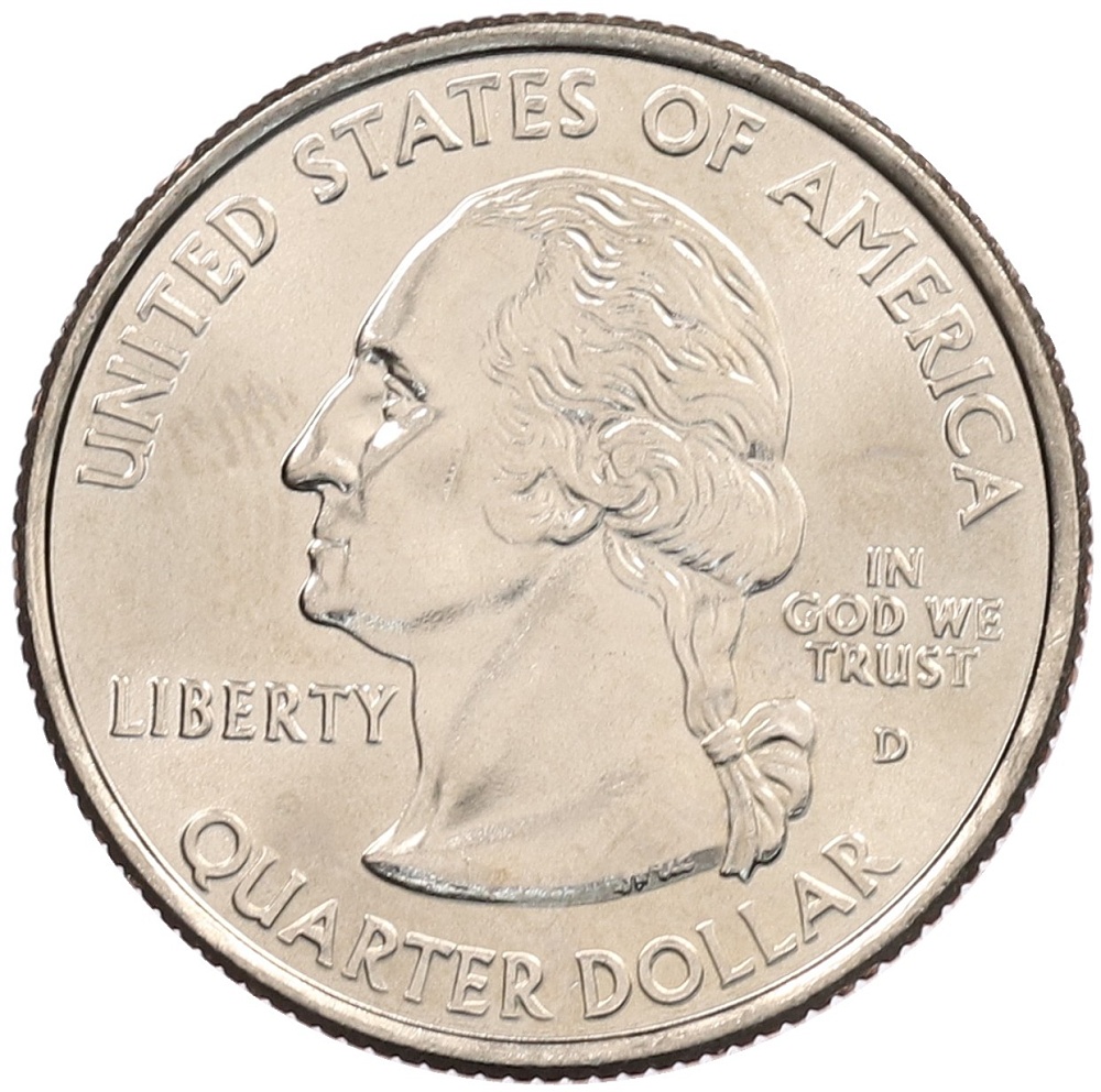 1/4 доллара (25 центов) 2007 года D США «Штаты и территории — Вайоминг» — Фото №2