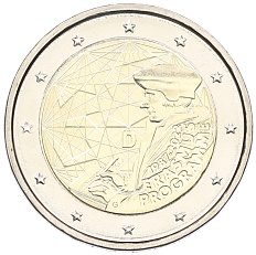 2 евро 2022 года G Германия «35 лет программе Эразмус» — Фото №1