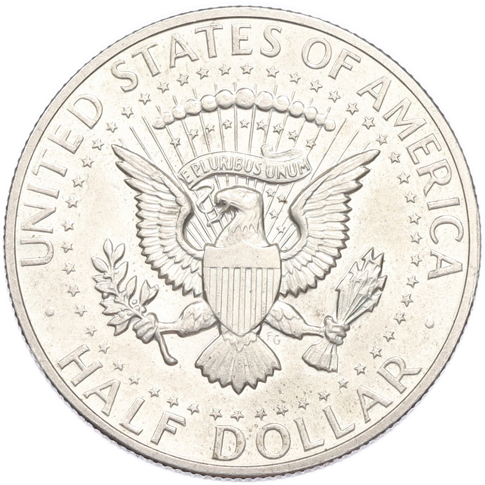1/2 доллара (50 центов) 1964 года США — Фото №2