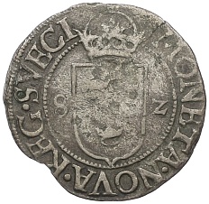 1/2 эре 1582 года Швеция (Иоганн III) — Фото №2