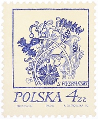Почтовая марка 4 злотых 1974 года Польша — Фото №1