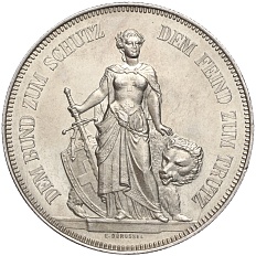 5 франков 1885 года Швейцария «Стрелковый фестиваль в Берне» — Фото №1