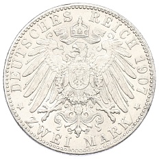 2 марки 1907 года Германия (Бавария) — Фото №2