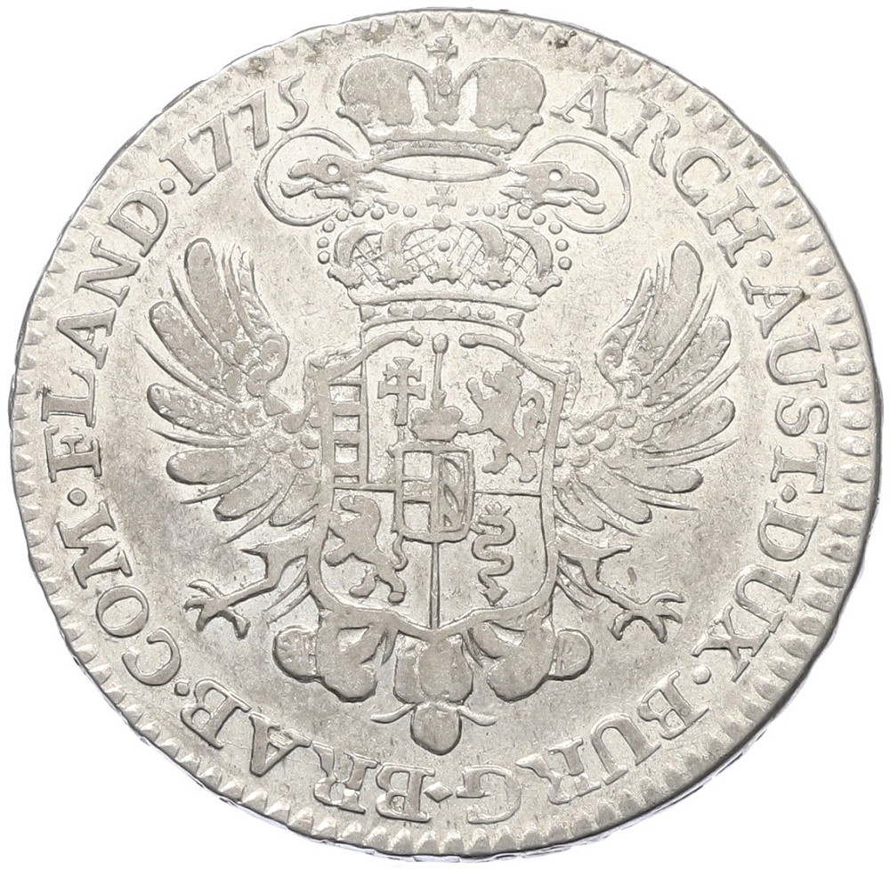 1/2 кроненталера 1775 года Австрийские Нидерланды — Фото №1