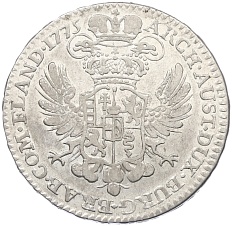 1/2 кроненталера 1775 года Австрийские Нидерланды — Фото №1