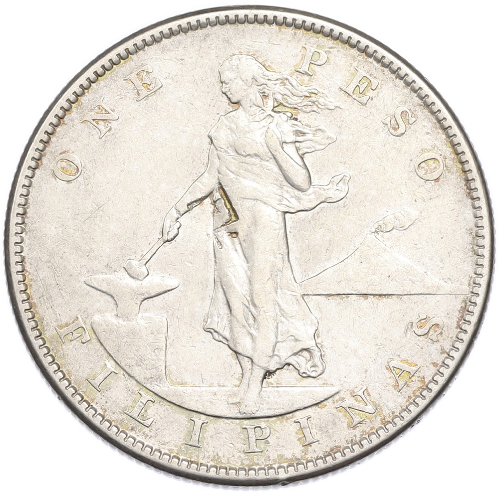 1 песо 1904 года Филиппины (Администрация США) — Фото №1