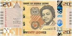 20 леоне 2022 года Сьерра-Леоне — Фото №1