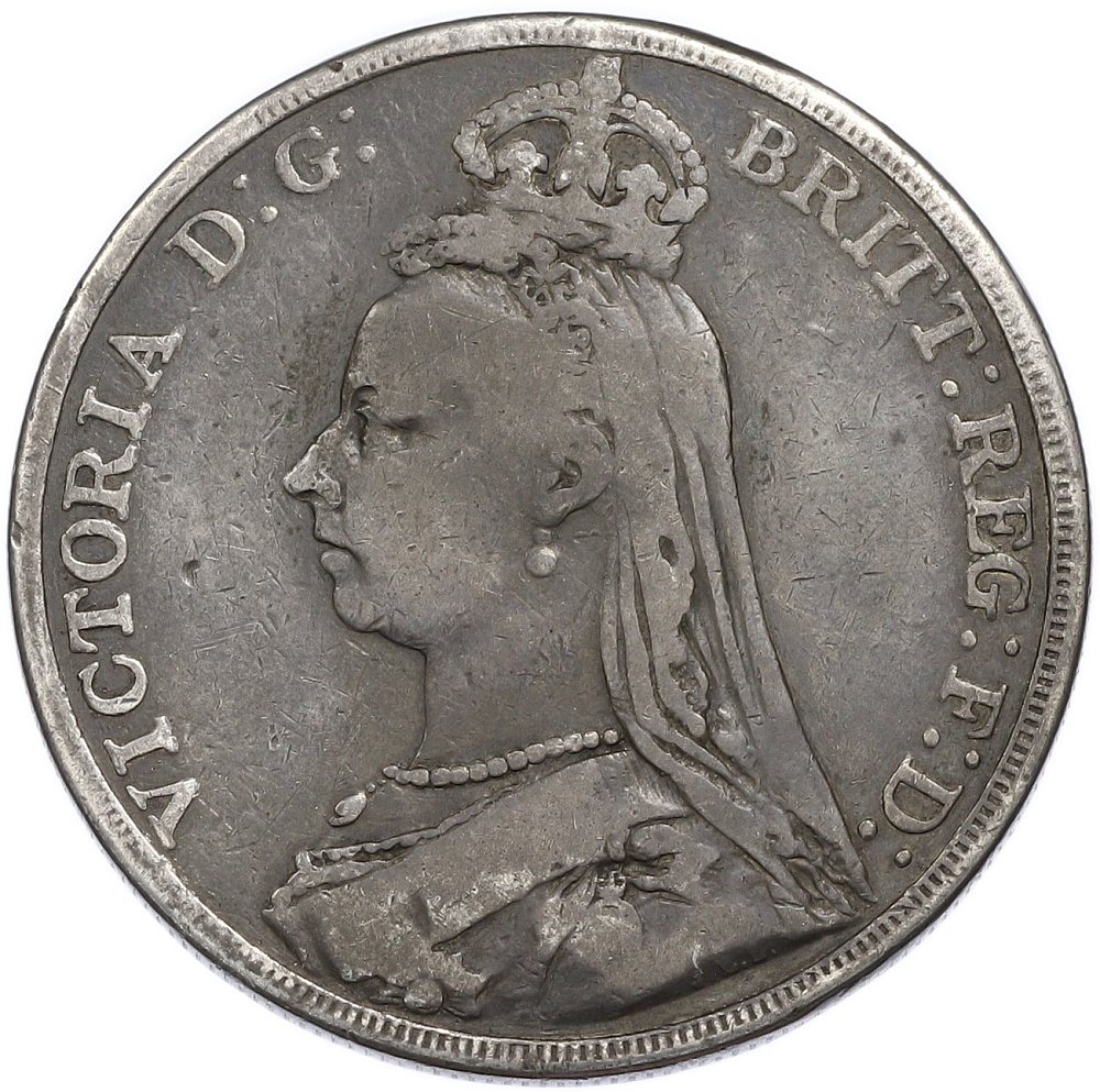 1 крона 1889 года Великобритания — Фото №2