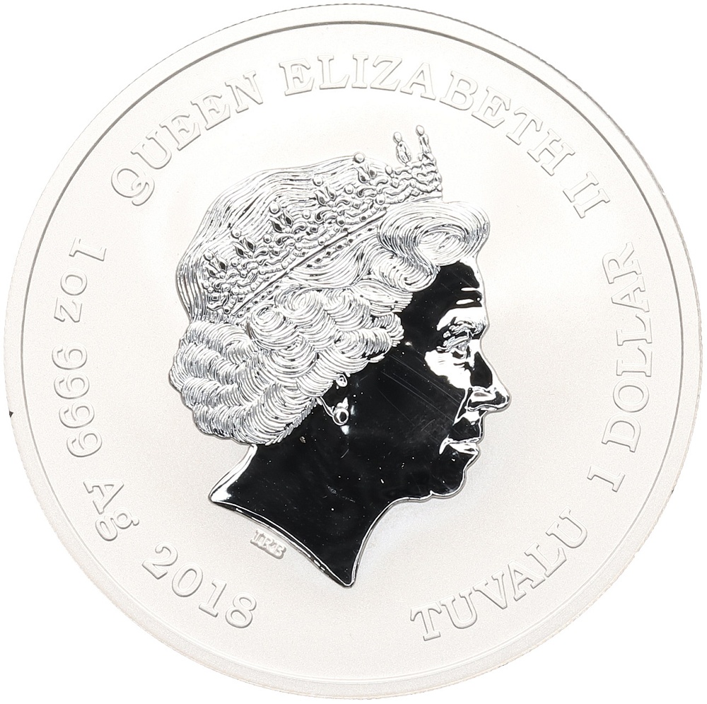 1 доллар 2018 года Тувалу «Комиксы Marvel — Черная пантера» — Фото №2