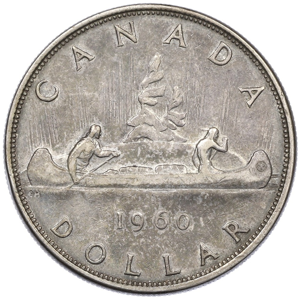 1 доллар 1960 года Канада — Фото №1
