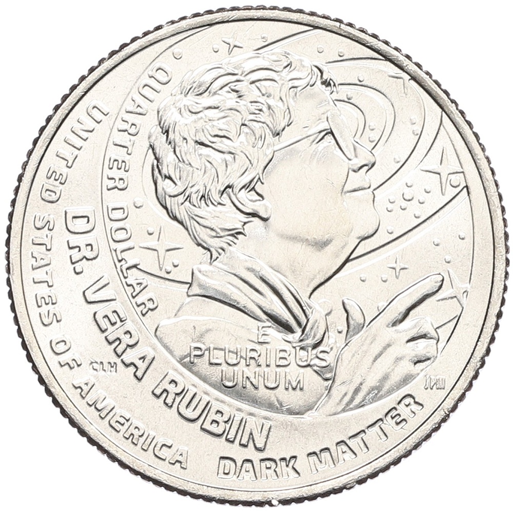 1/4 доллара (25 центов) 2025 года D США «Американские женщины — Доктор Вера Рубин» — Фото №1