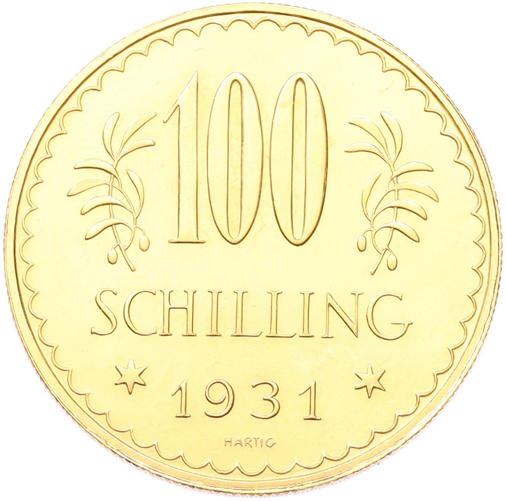 100 шиллингов 1931 года Австрия — Фото №1
