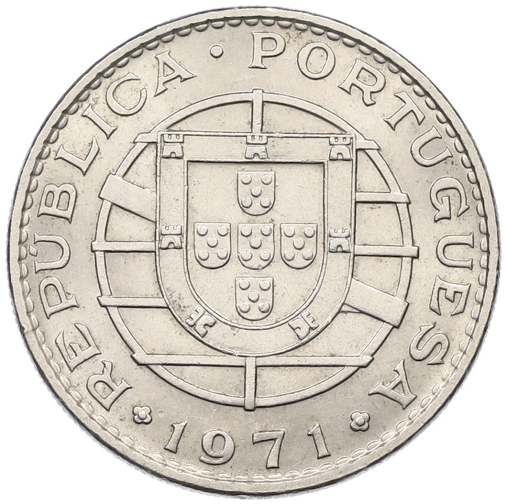 20 эскудо 1971 года Португальское Сан-Томе и Принсипи — Фото №2