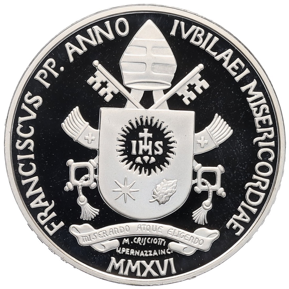 10 евро 2016 года Ватикан «Всемирный день молодежи» — Фото №2