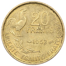 20 франков 1953 года Франция — Фото №1